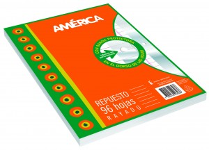 AMERICA REPUESTO Nº3 x 96hj RAYADO